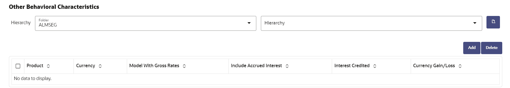 Other Behavioral Characteristics Other Behavioral Characteristics