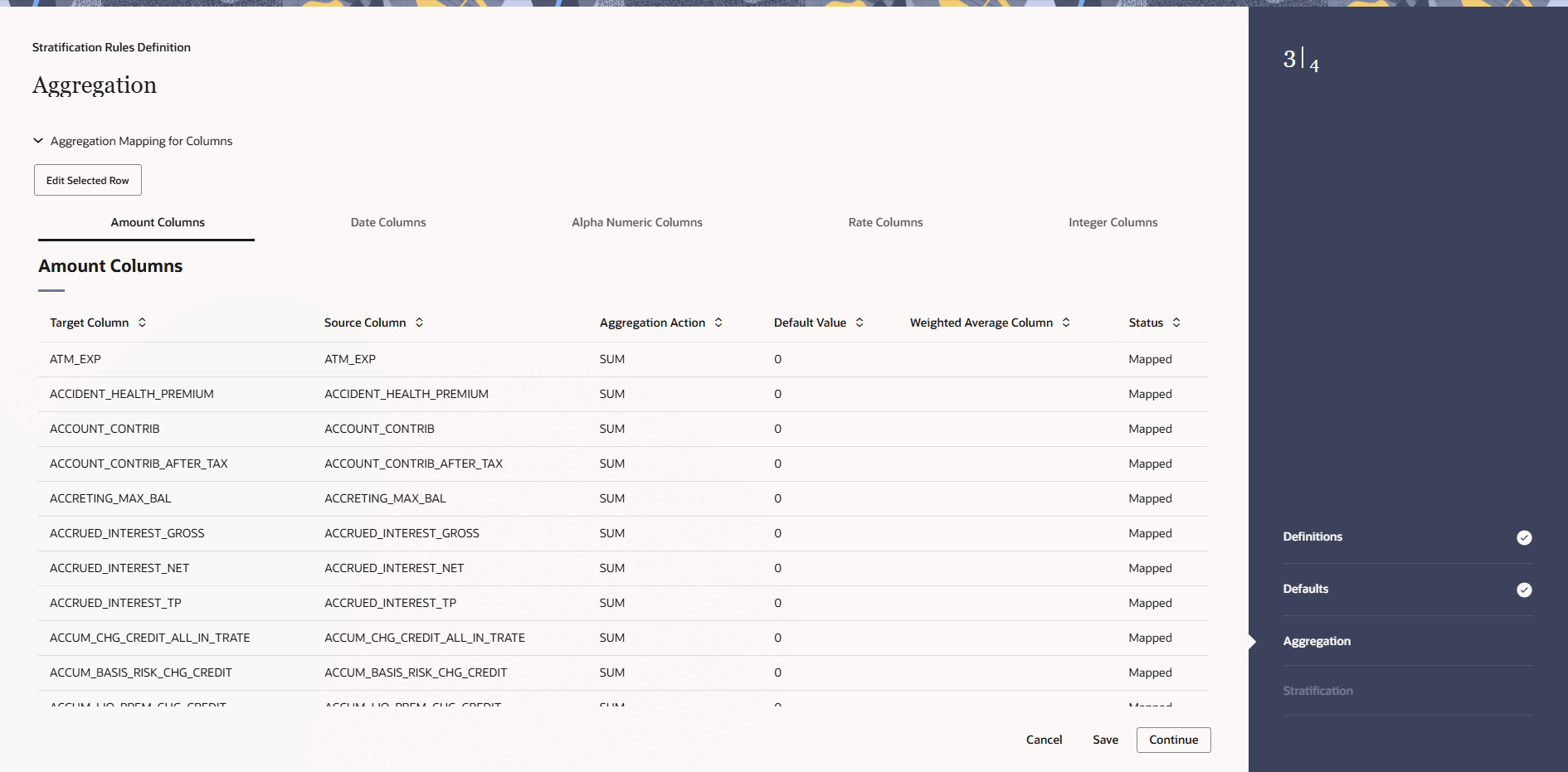 Aggregation section Aggregation section