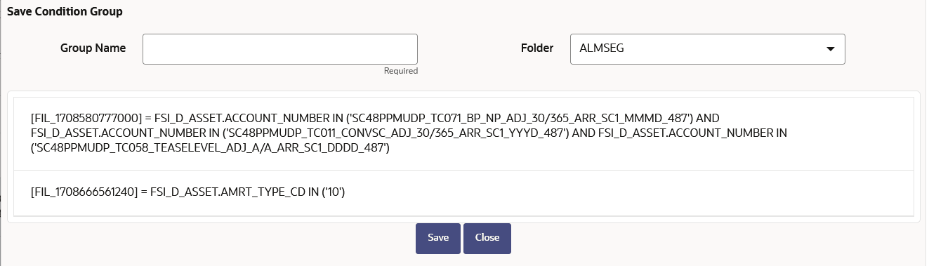 Condition Group Condition Group