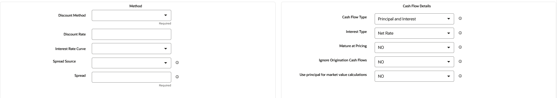 Discount Method section Discount Method section