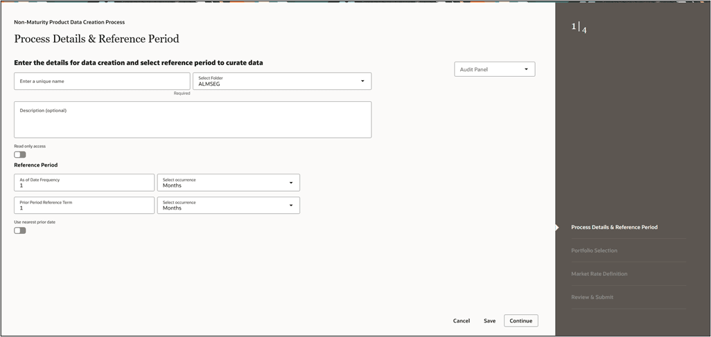 Process Details and Reference Period Process Details and Reference Period