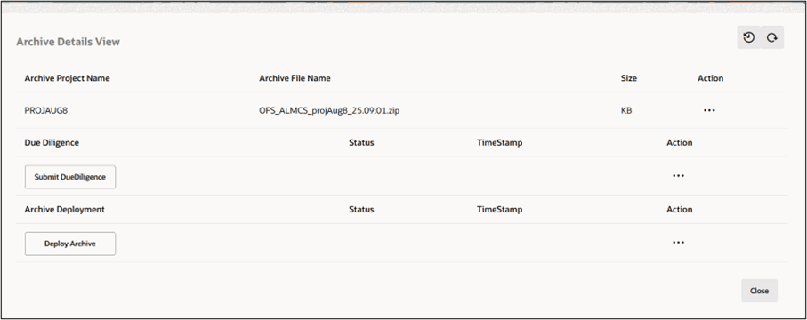 View Archive Details