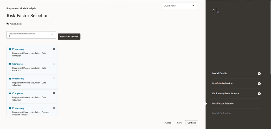 Risk Factor Selector Risk Factor Selector