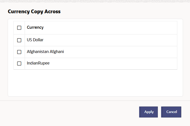 Currency page