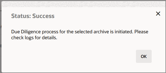 Status of Archive