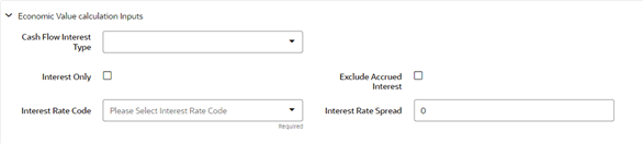 Economic Value Calculation Inputs Economic Value Calculation Inputs