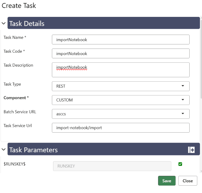 Create Task