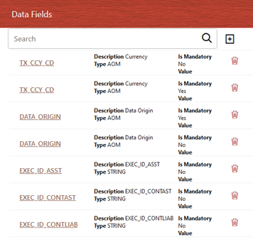 Balance Revaluation Management Ledger process with Data Fields details