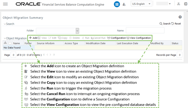 Object Migration Summary