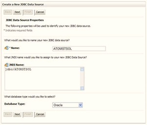 From the Create a New JDBC Data Source window, you can also select GridLink Data Source or Multi Data Source while creating a Data Source.