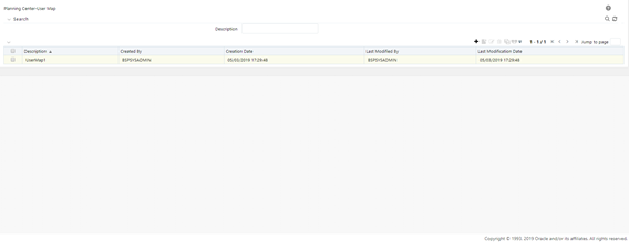 Planning Center - User Maps are used within Forecast Sets to govern which Planning Users can access which Planning Centers.