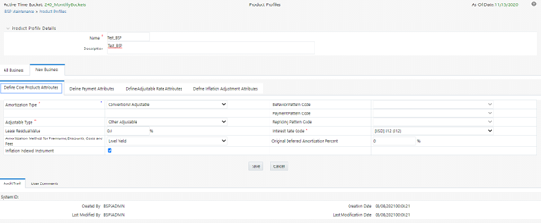 This screen allows you to add the Core Product Attributes to the Product Profile. This screen allows you to add the Core Product Attributes to the Product Profile.