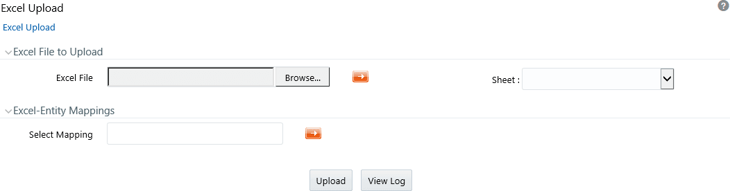 Excel Upload Window
