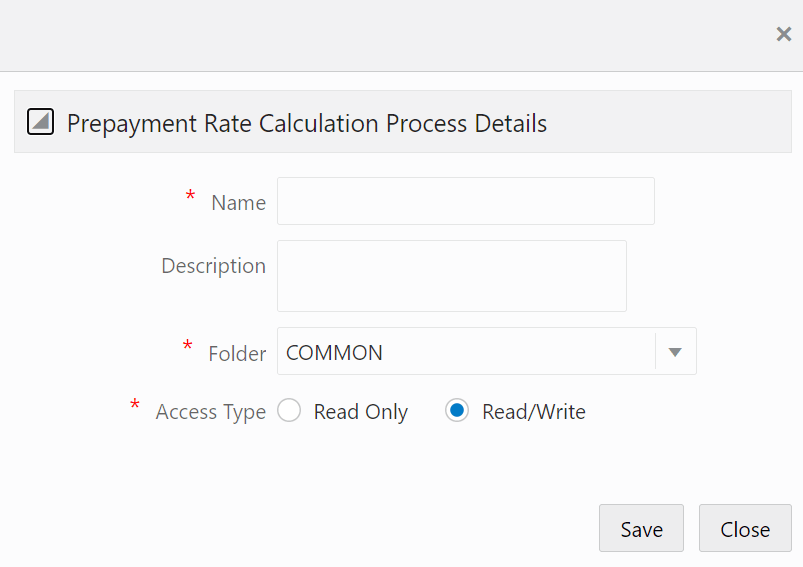 Editing Prepayment Rate Calculation Process - Details Editing Prepayment Rate Calculation Process - Details