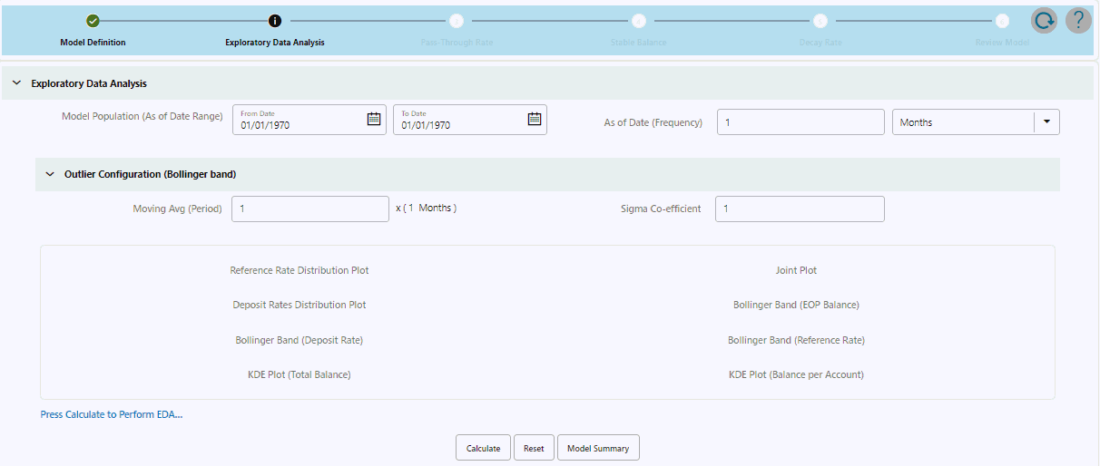 Creating Non-Maturity Products Model Analysis Rule - Exploratory Data Analysis section
