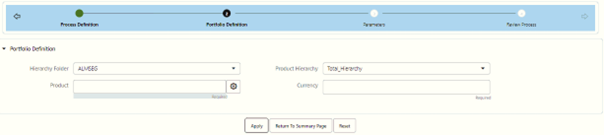 Product Definition section