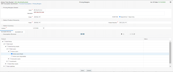 This screen allows you to select the Rate Dependency for the Pricing Margin Rule. This screen allows you to select the Rate Dependency for the Pricing Margin Rule.