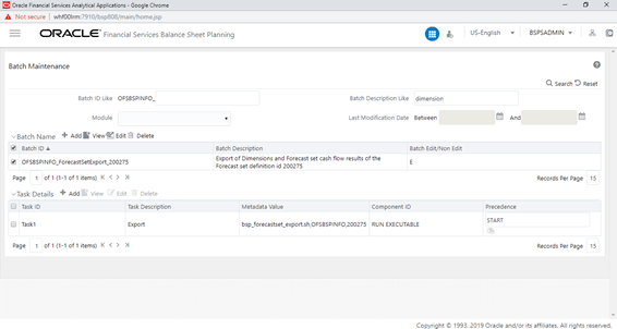 This window allows you to edit the details of tasks for the batch.
