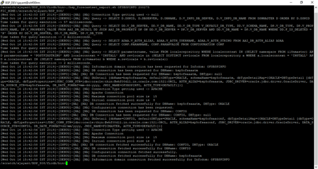 This window displays the Putty Session 2.