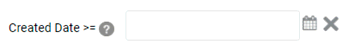 Created Date (Calendar setup) Created Date (Calendar setup)