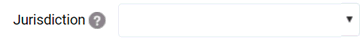 Jurisdiction Drop-down