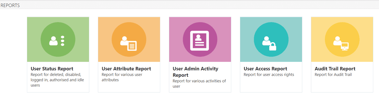 This image shows the OFSDF Reports page.