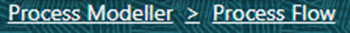 Process Flow breadcrumbs