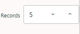 Records per Page