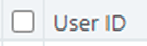 User ID Check box