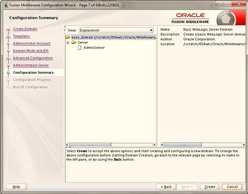 This image shows the Configuration Summary. This image shows the Configuration Summary.