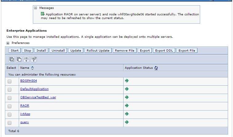 This image shows the Enterprise Application page with Confirmation message.