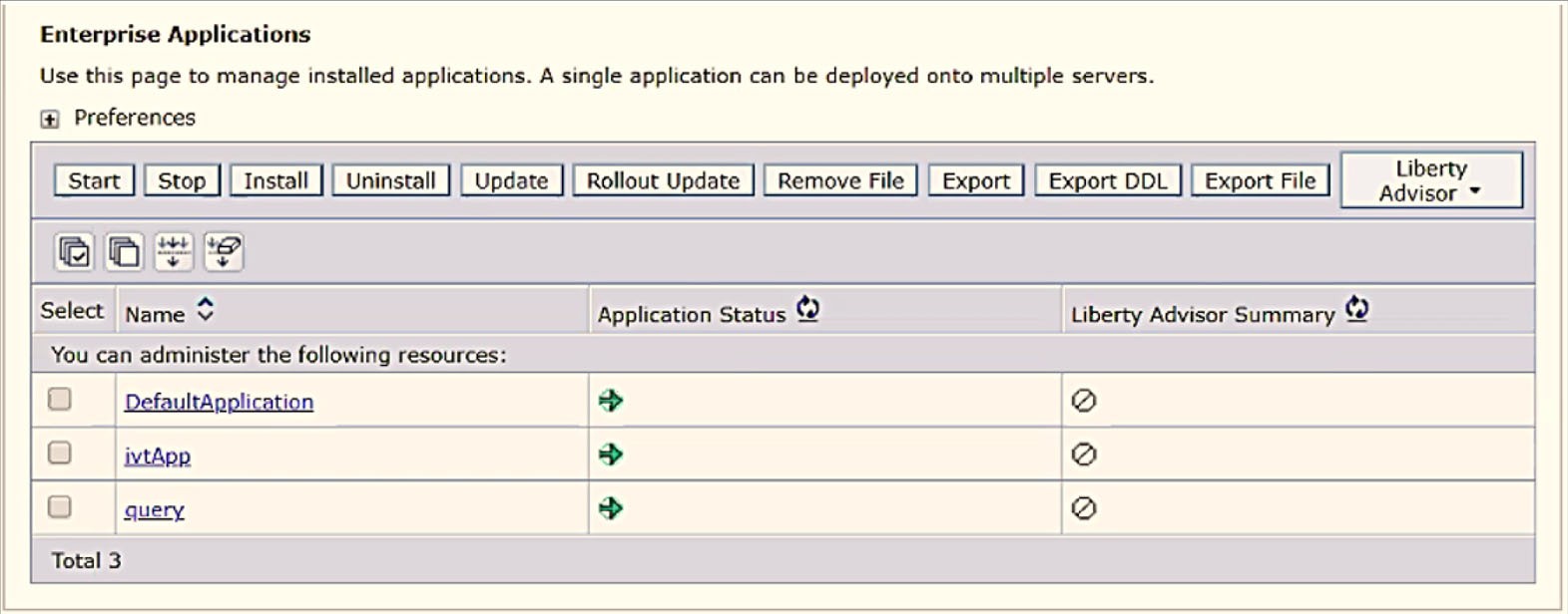 This image shows the Enterprise Applications screen. This image shows the Enterprise Applications screen.