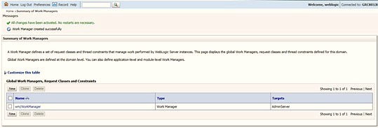 Final Summary of Work Managers screen. Final Summary of Work Managers screen.