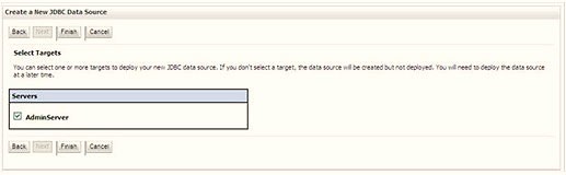 This image shows the Select Targets screen. This image shows the Select Targets screen.