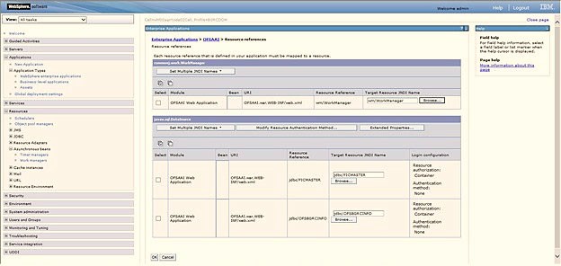 This image shows the Select Work Manager screen. This image shows the Select Work Manager screen.