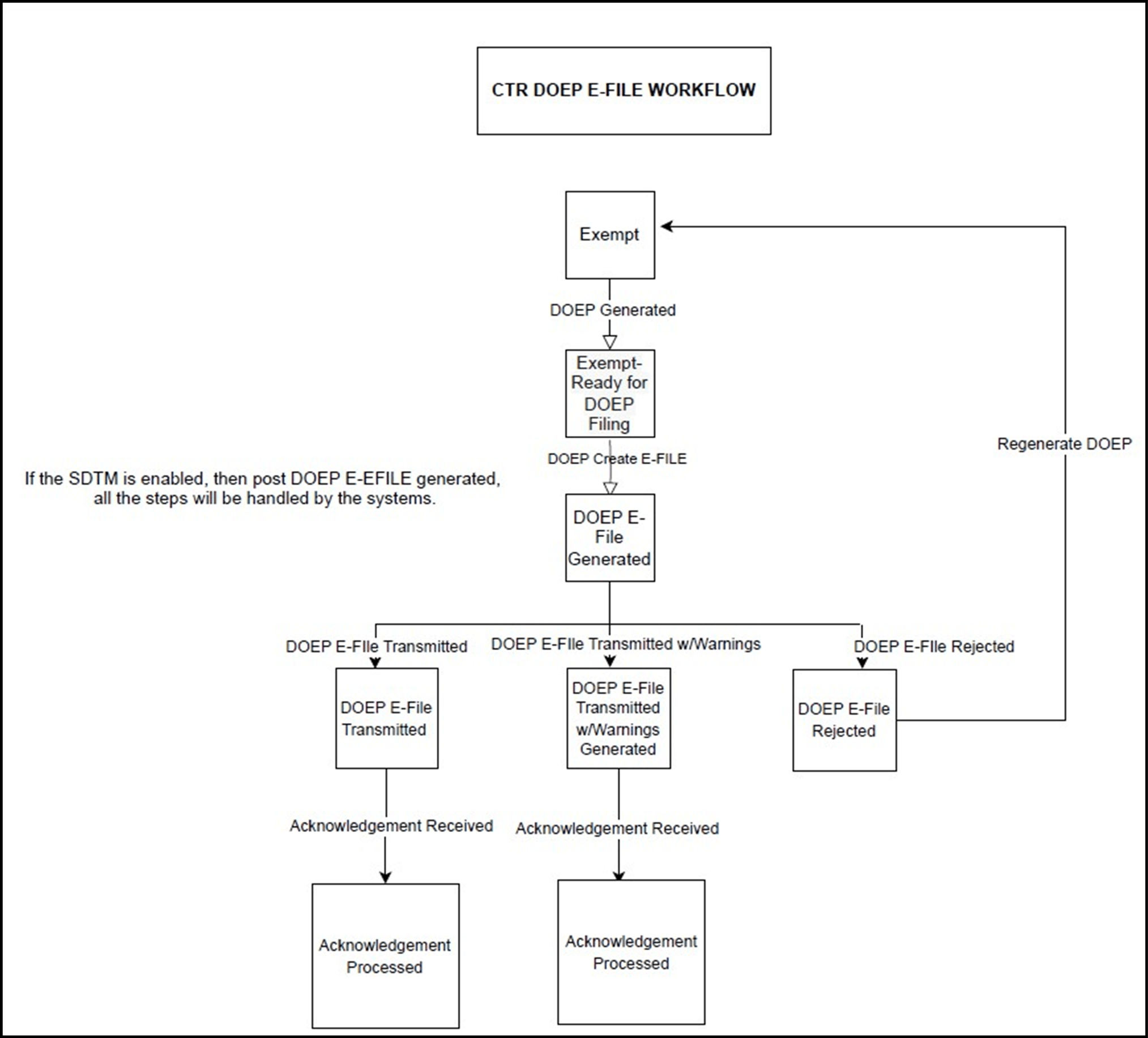 DOEP E-File Workflow