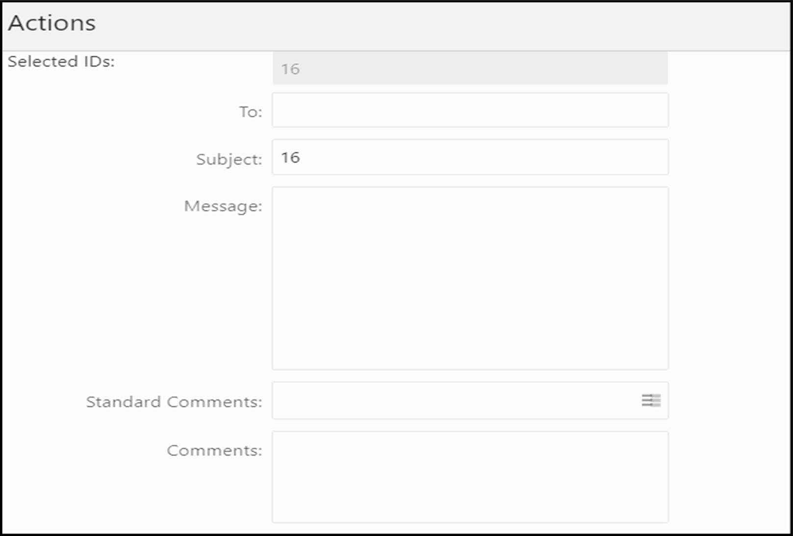 E-Mail Window E-Mail Window