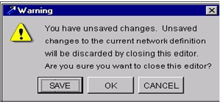 Close Warning Dialog Box
