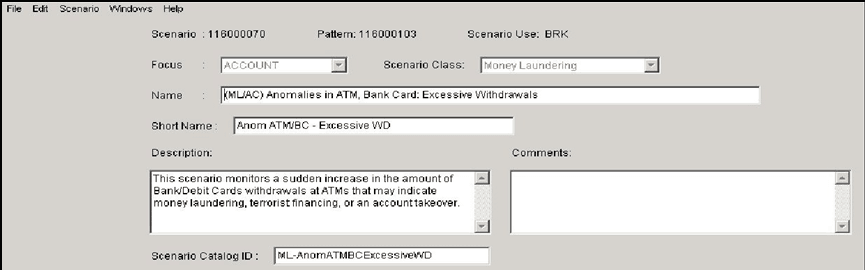 Defining a Scenario in a Scenario Editor Defining a Scenario in a Scenario Editor