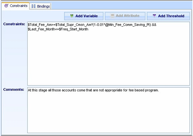 Edit Rule Dialog Box—Constraints Tab