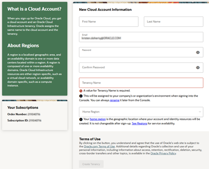 Create and Activate New Cloud Account