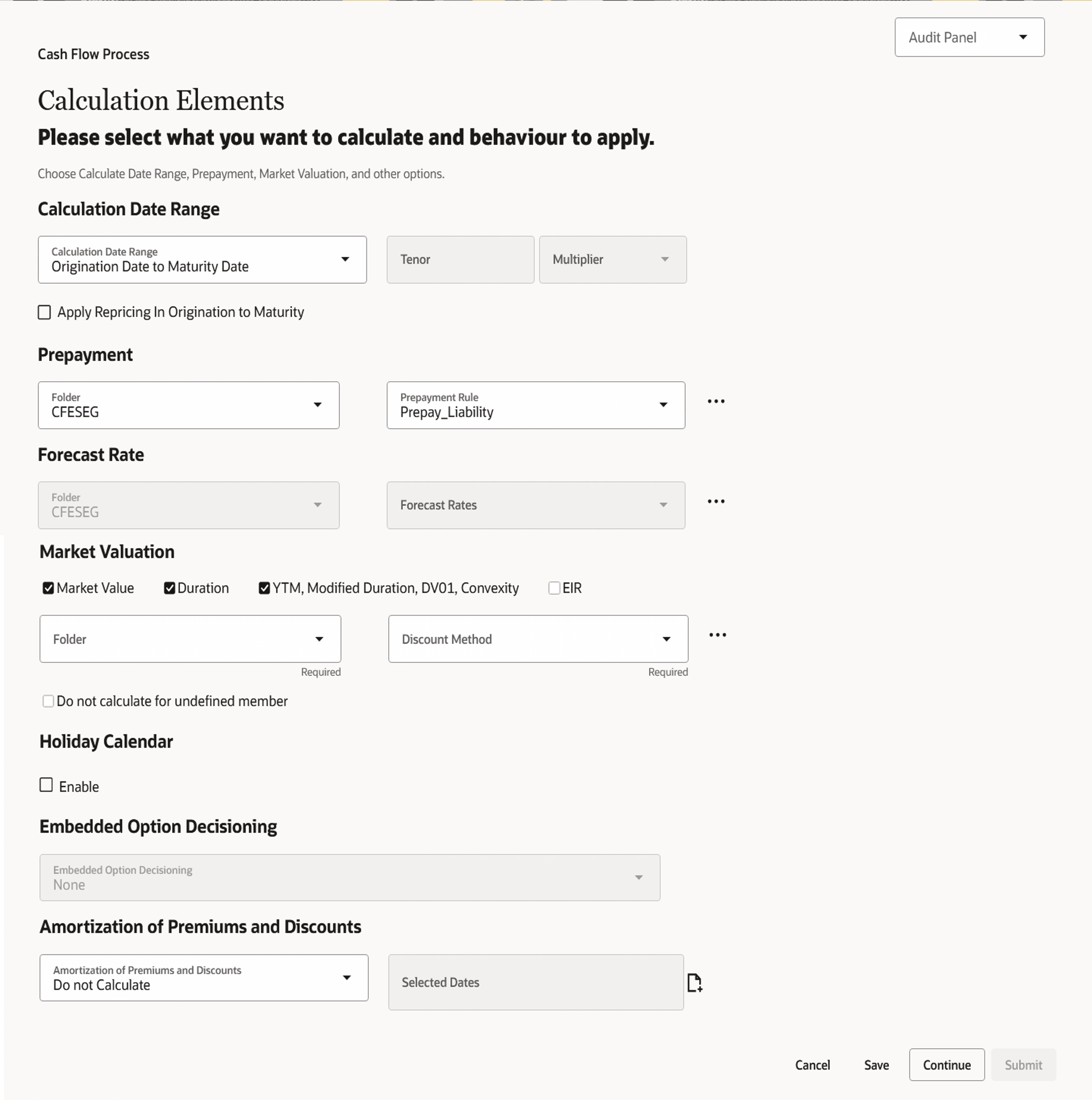 Calculation Elements