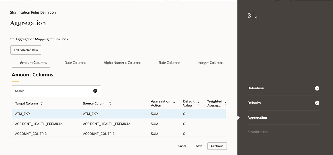 Aggregation section