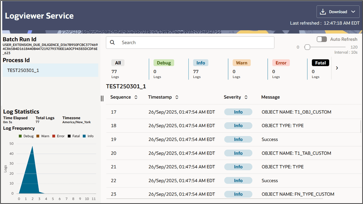 Logviewer Service