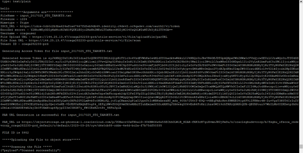 PAR URL Generation is Successful