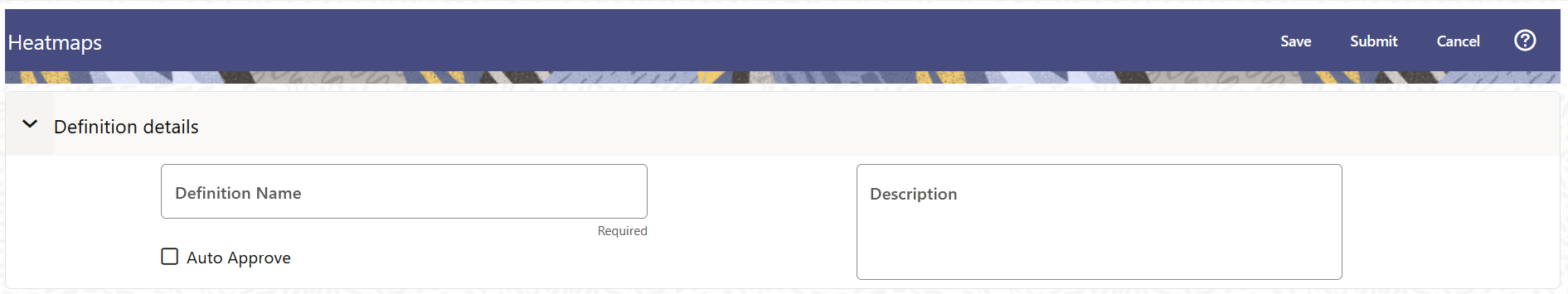Definition Details pane