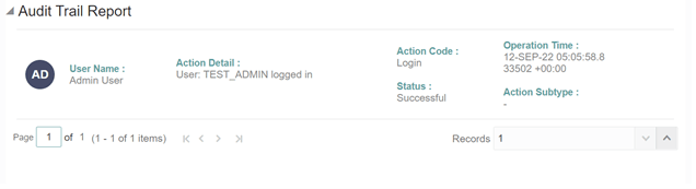 OAUTH Creds page