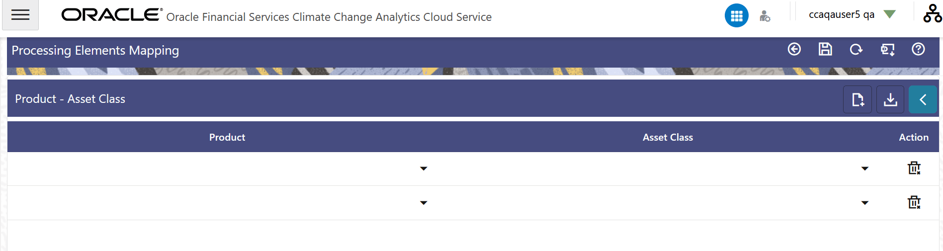 Product - Asset Class