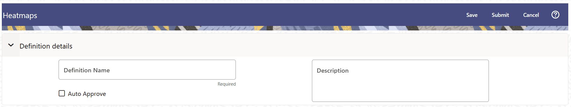 Definition Details pane
