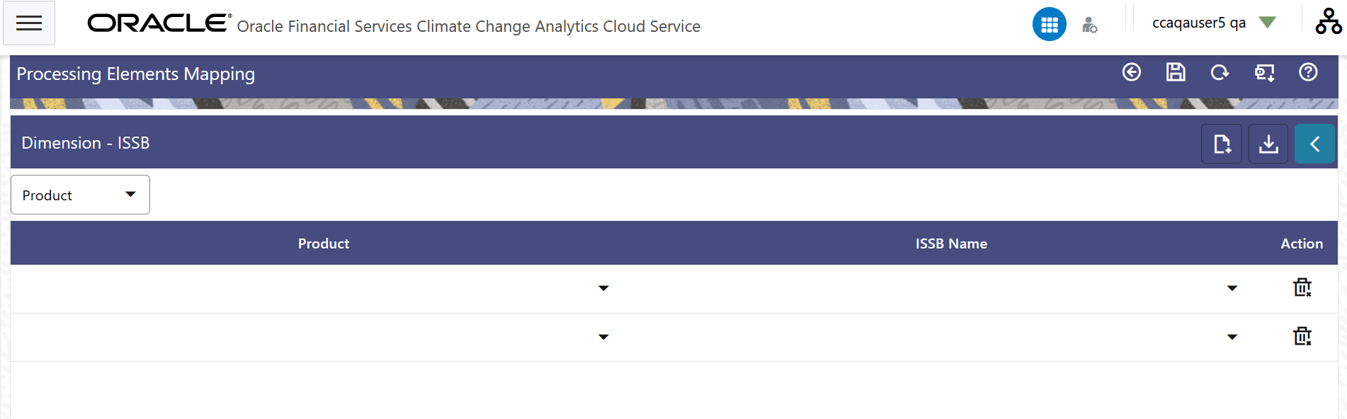 Dimension – ISSB Page